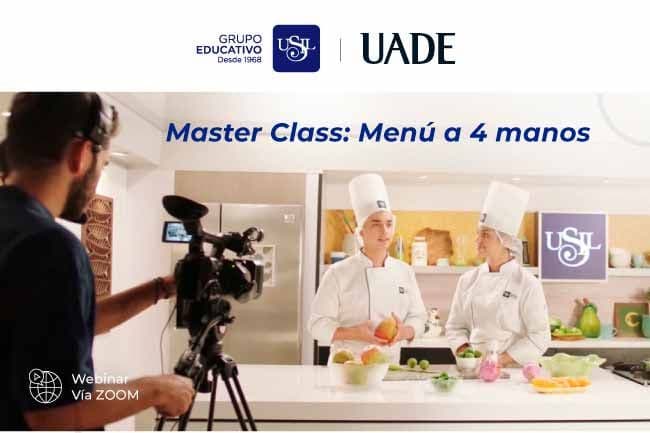 Intercambio gastronómico en una Master Class