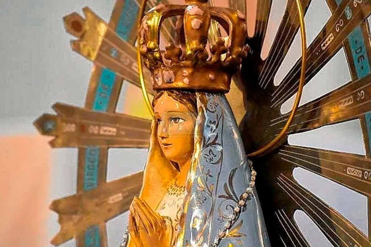 La Virgen Malvinera recorrió Pinamar