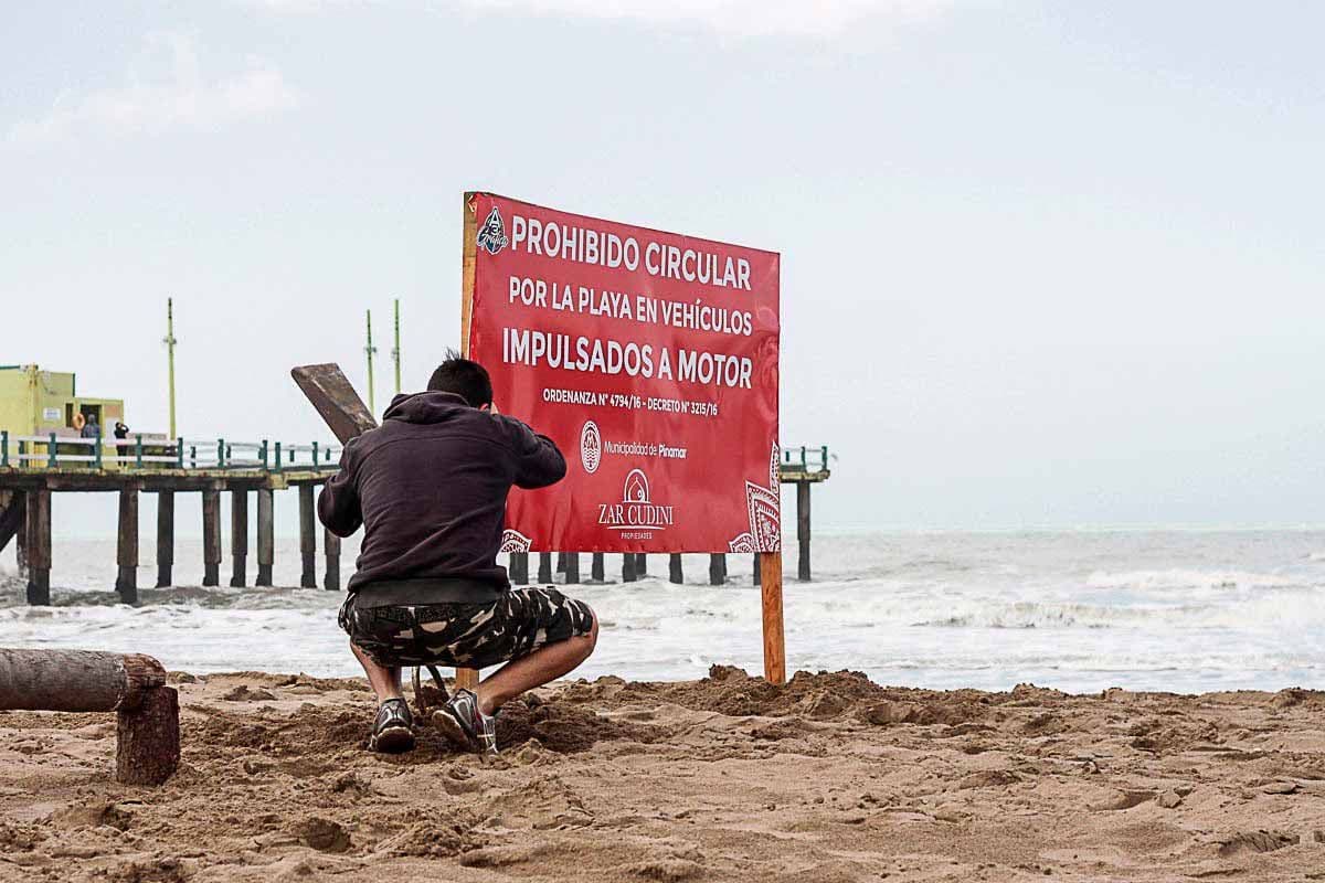 Extreman controles sobre la circulación vehicular en playa