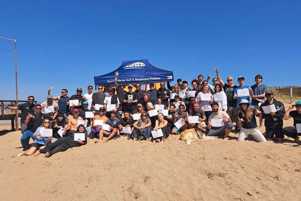 Curso instructorado nacional de surf 2025 en Pinamar