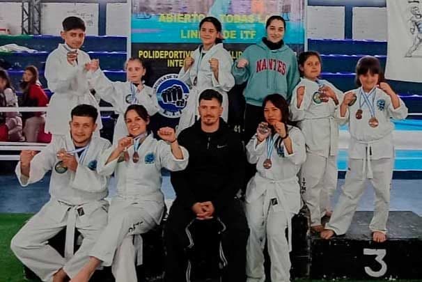 Torneo de Taekwon-do en el polideportivo de Pinamar