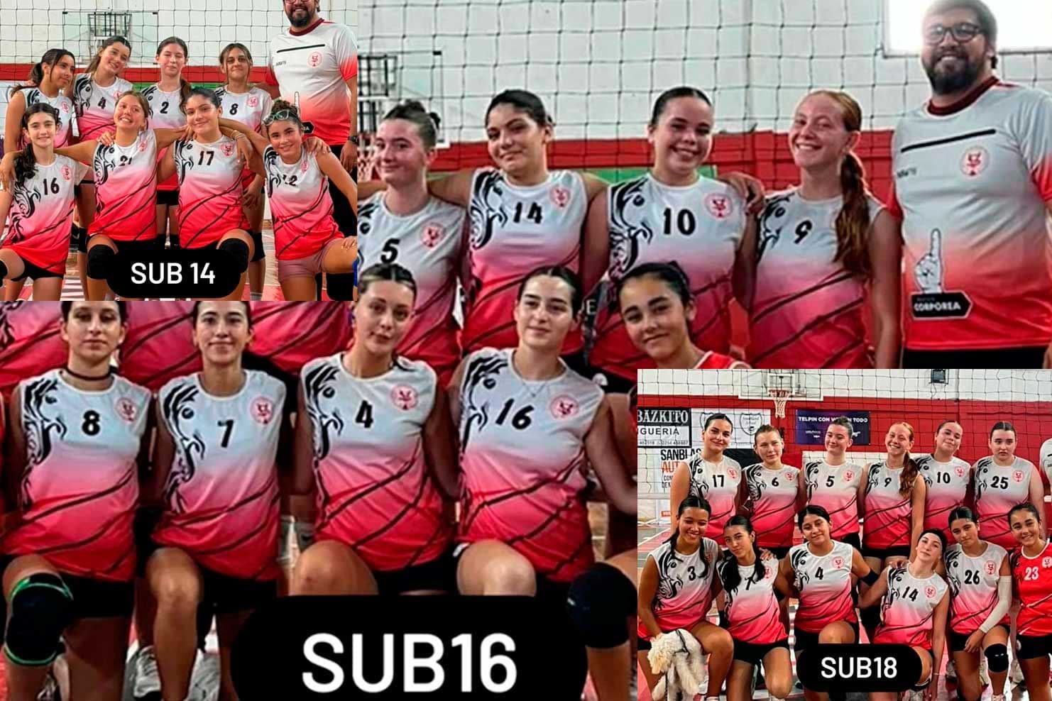 Comienzo arrollador para el voley del San Vicente