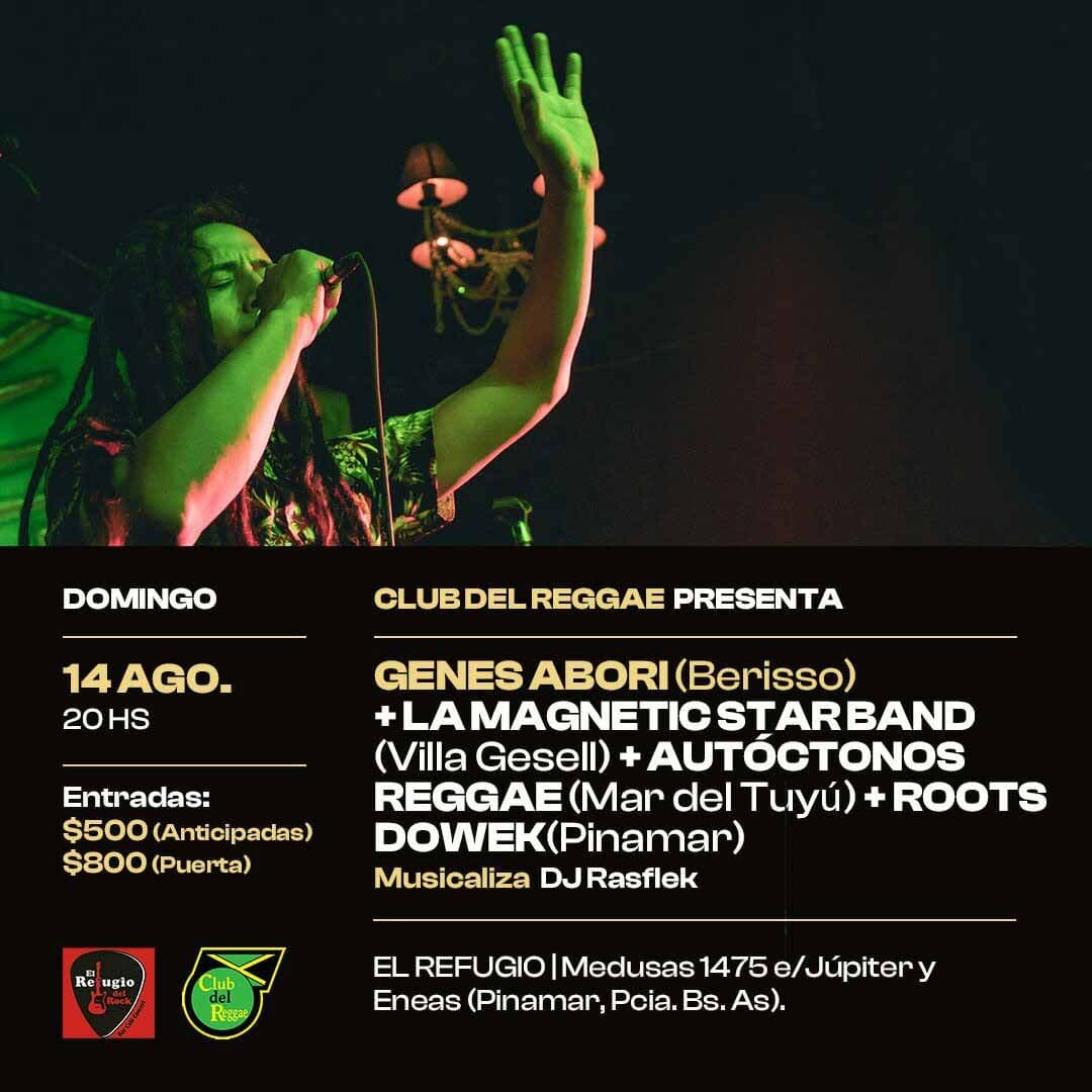 El CLUB del REGGAE desembarca en Pinamar