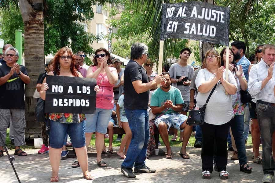 Repudio a recorte en Salud