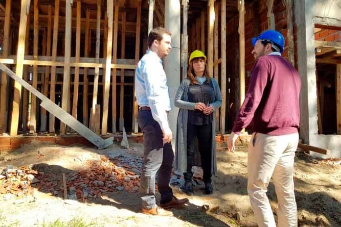 Scarsi recorrió las obras del futuro CAPS