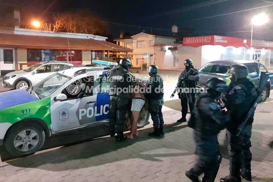 El accionar policial determinó detenciones en forma expeditiva