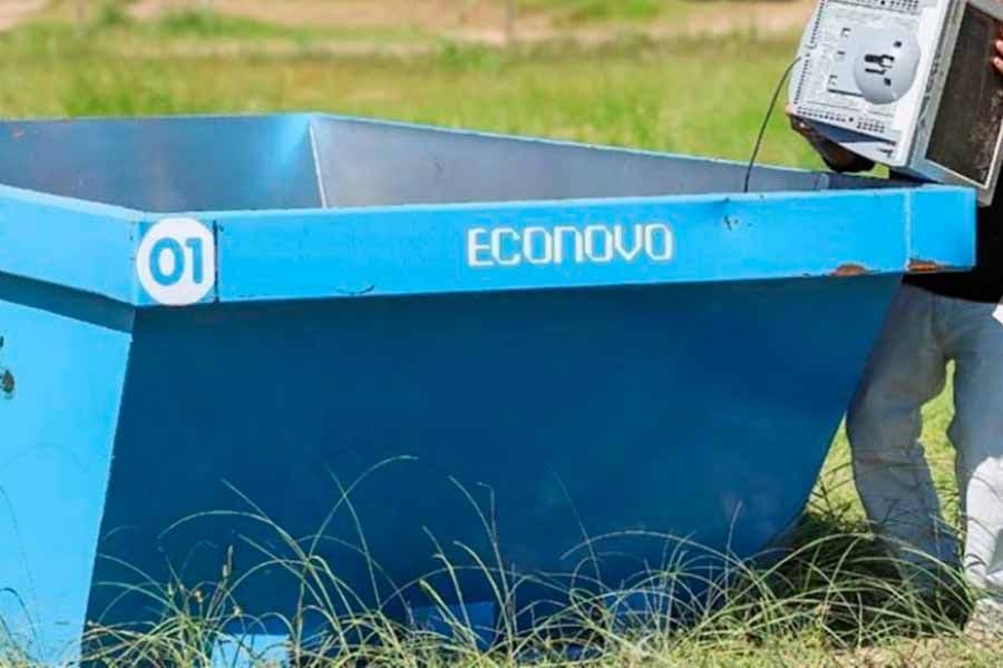 Ante los basurales espontáneos la municipalidad coloca volquetes