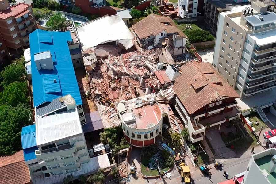 Liberan a los últimos detenidos por el derrumbe del Hotel Dubrovnik en Villa Gesell