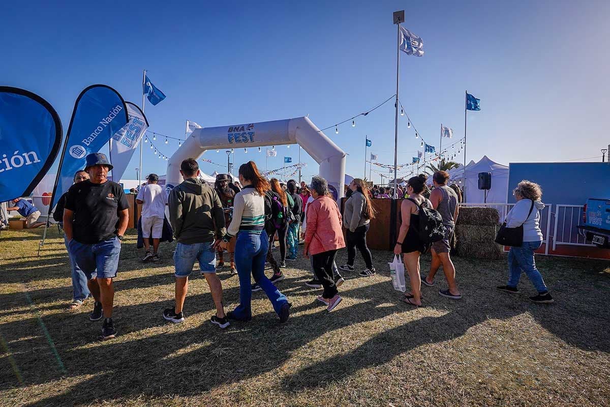 El “BNA Fest” ya convocó a más de 35.000 personas y continúa recorriendo la Costa Atlántica