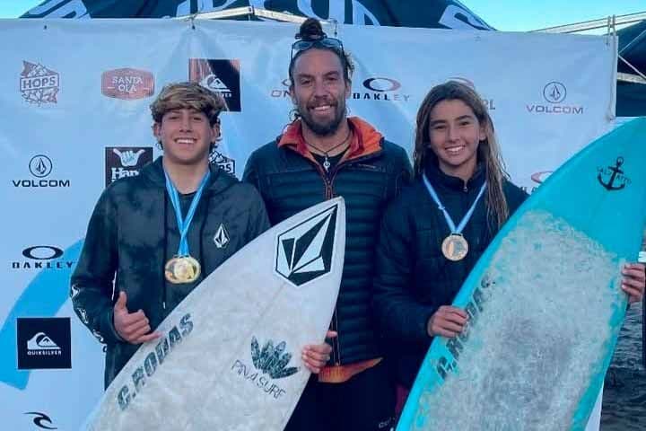 Surf: Agustina Paggi y Tato Sosa siguen a paso firme